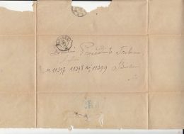 CLOSED LETTER, SENT FROM PLOIESTI TO BUZAU, 1888, ROMANIA - Briefe U. Dokumente