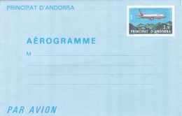 ANDORRE FRANCAIS :  Aérogramme No 1 Neuf 3,70 - Stamped Stationery & Prêts-à-poster