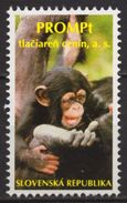 Chimpanzee Monkey - SLOVAKIA 2010 - LABEL CINDERELLA VIGNETTE - MNH - Press Company - Chimpancés