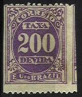 BRAZIL, Postage Dues, Yv 22a, (*) MNG, F/VF - Strafport