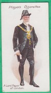 Chromo John Player & Sons, Player's Cigarettes, Ceremonial And Court Dress - A Lord Mayor Of London N°24 - Player's