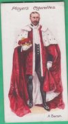 Chromo John Player & Sons, Player's Cigarettes, Ceremonial And Court Dress - A Baron N°20 - Player's