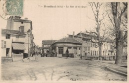 CPA 01 - Montluel - La Rue De La Gare - Montluel