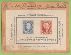 United States Of America - 100 Th Anniversary United States Postage Stamps - Philately - USA - Andere & Zonder Classificatie