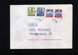 Jugoslawien / Yugoslavia 1993 Interesting Letter - Lettres & Documents