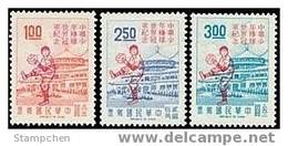 Taiwan 1971 Championships Baseball Game Stamps Sport Architecture - Ongebruikt