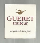 Tabac , Boite, Pochette D'ALLUMETTES, 2 Scans, Publicité, GUERET , Traiteur , Rouen , Mont Saint Aignan - Luciferdozen