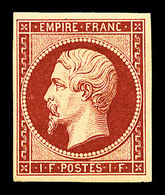 * N°18d, 1F Carmin, Impression De 1862, SUP (signé/certificat)   Cote: 2400 Euros  Qualité: * - 1853-1860 Napoléon III