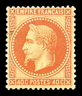 * N°31, 40c Orange, Quasi **. TTB (certificat)  Cote: 1750 Euros  Qualité: * - 1863-1870 Napoléon III. Laure