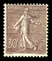 ** N°133b, 30c Violet Très Foncé, TTB (signé Calves/certificat)  Cote: 850 Euros  Qualité: ** - 1900-02 Mouchon