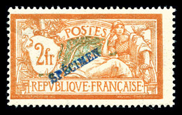 * N°145, 2F Orange Et Vert-bleu Surchargé 'SPECIMEN' En Bleu, R.R.R (signé Scheller/certificat)     Qualité: * - 1900-02 Mouchon