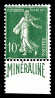 * N°188A, Minéraline, 10c Vert, TB (certificat)  Cote: 500 Euros  Qualité: * - 1900-02 Mouchon