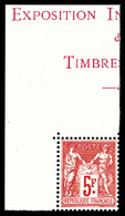 ** N°216, Expo De Paris 1925 Cdf, TB  Cote: 275 Euros  Qualité: ** - 1900-02 Mouchon