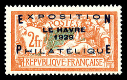 * N°257A, Exposition Du Havre De 1929, Frais, TB (certificat)  Cote: 875 Euros  Qualité: * - 1900-02 Mouchon