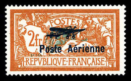 * N°1a, 2F Orange Et Vert-bleu, Coin De L'écusson Cassé, Très Bon Centrage, RARE ET SUP (certificat)   Cote: 2800 Euros - 1927-1959 Neufs