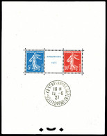 * N°2a, Exposition De Strasbourg Avec Cachet De L'exposition Hors Timbres (paire **), TB (certificat)  Cote: 1350 Euros - Neufs