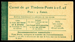 ** N°137-C7, Semeuse, 5c Vert, Couverture Postale Avec Taxe Révisée 12 Août 1919, TTB (certificat)    Qualité: ** - Autres & Non Classés