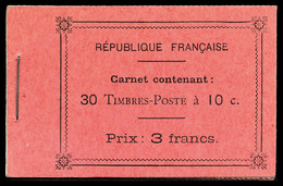 ** N°138-C8, Semeuse 10c Rouge, 5 Feuillets De 6 Timbres Sur Papier Melangés (X Et Normal), Rare Et Très Beau (certifica - Autres & Non Classés