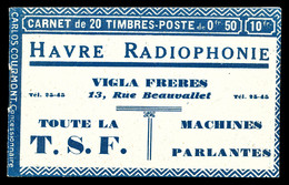 ** N°199-C44, Série 153 LE HAVRE A, HAVRE RADIOPHONIE. SUP (certificat)    Qualité: ** - Autres & Non Classés