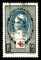 * Croix Rouge 90c +35c Surchargé Coudekerque. TTB (certificat)  Cote: 550 Euros  Qualité: * - Guerre (timbres De)
