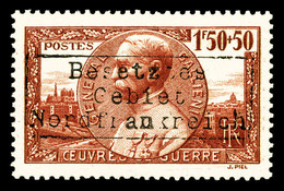 * Général Galliéni 1f50 +50c Surchargé Coudekerque. TTB (certificat)  Cote: 550 Euros  Qualité: * - Guerre (timbres De)