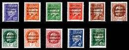 * N°20/30, ANNEMASSE (haute Savoie), Série Complète Type II, Les 11 Valeurs TTB (certificat)  Cote: 1980 Euros  Qualité: - Libération
