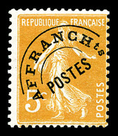 ** N°50, 5c Orange Surchargé, TB  Cote: 130 Euros  Qualité: ** - 1893-1947