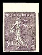 (*) N°133c, 30c Violet Très Foncé Non Dentelé Cdf. TTB (signé Calves/certificat)    Qualité: (*) - Neufs