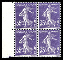 ** N°142b, 35c Violet Type II, Bd4 Bdf. TB (signé Brun)  Cote: 420 Euros  Qualité: ** - Neufs