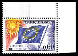 ** N°34, 60c Drapeau, Couleur Jaune Très Décalée Cdf, TB  Cote: 100 Euros  Qualité: ** - Non Classés