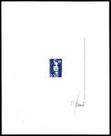 (*) N°2617, Briat 10c, épreuve D'artiste En Bleu Signée Jumelet. R.R. (certificat)    Qualité: (*) - Epreuves D'artistes