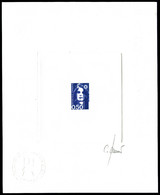 (*) N°2619, Briat 50c, épreuve D'artiste En Bleu Signée Jumelet. R.R. (certificat)    Qualité: (*) - Epreuves D'artistes