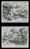 ** Poste Aérienne, N°27/28, Paire Decouverte Iles Crozet Et Kerguelen, TB  Cote: 211 Euros  Qualité: ** - Unused Stamps