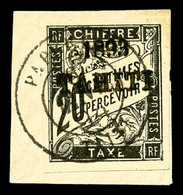 O N°21, 20c Noir, Très Jolie Pièce (signé Calves/Margues/certificat)  Cote: 650 Euros  Qualité: O - Used Stamps