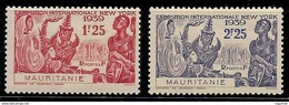 Mauritania 098/99 * Charnela. 1939 - Neufs