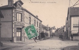 Carte 1910 VILLEMEUX / LA GRANDE RUE (magasin Tabac Buvette) - Villemeux-sur-Eure