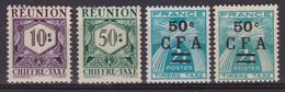 Gerbe De Blé - REUNION - Taxe 1947 - N° 26-27-37 - 1949 - Timbres-taxe