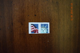 USA 2011. Scott #4518-4519. LADY LIBERTY & U.S. FLAG, ATM Booklet Pair. MICROPRINTED “4evr”. Neuf, MNH (**) - Ongebruikt