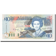Billet, Etats Des Caraibes Orientales, 10 Dollars, Undated (2003), KM:43a, SPL+ - Caribes Orientales