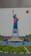 CPM NEW YORK CITY STATUE OF LIBERTY LIBERTE  BY CRISTINA BORONDO - Statue Of Liberty