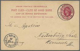 GA Thematik: Antarktis / Antarctic: German Valdivia Tiefsee-Expedition: 1898, Cape Of Good Hope 1 D. Postal Stationery P - Sonstige & Ohne Zuordnung