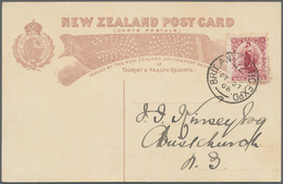 Br Thematik: Antarktis / Antarctic: 1908, New Zealand. Postmark "BRIT. ANTARCTIC EXPD. FE 27 08" On Addressed Picture Po - Sonstige & Ohne Zuordnung