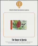 Thematik: Flora, Botanik / Flora, Botany, Bloom: 1979, Nicaragua. Imperforate Proof In Issued Colors Of The 50c Value Of - Autres & Non Classés