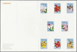 Thematik: Flora-Orchideen / Flora-orchids: 1994, Dominica. Imperforate Proofs In Issued Colors For The ORCHIDS Series (8 - Orchidee