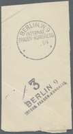 Brrst Thematik: Frauen / Women: "BERLIN W9 INTERNAT. FRAUEN-KONGRESS --.--.04" K1 Als Probeabschlag OHNE DATUM (!) Und Z - Non Classés