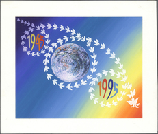 (*) Thematik: Frieden / Peace: 1995, Bangladesh ?? Cent Marke, Original Entwurfzeichnung Mit Abbildung Einer Kette Von F - Non Classés