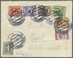 Br Thematik: Judaika / Judaism: 1925 (17.8.), Österreich, Auslandsbrief Frankiert Mit 7 Versch. Freimarken 1 Gr. Bis 15 - Non Classés