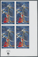 ** Thematik: Malerei, Maler / Painting, Painters: 1995, UN New York. Imperforate Corner Block Of 4 For The 40c Value Of - Other & Unclassified