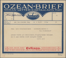 Br Thematik: Medizin, Gesundheit / Medicine, Health: 1920er, Dt. Reich. Reklame Bayer ORTIZON (Mundwasser) Vs. Und Bayer - Medicina