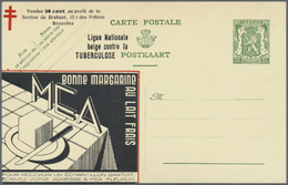 GA Thematik: Medizin, Gesundheit / Medicine, Health: 1938, 35 C. Advertising Card With Scarce Imprint "Ligue Nationale B - Médecine